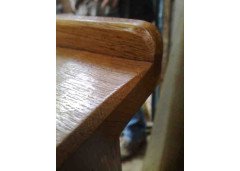 Alan Acornman Grainger. An oak chest of drawers with five drawers - Thumbnail 8