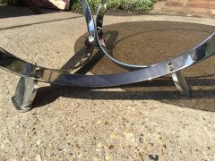 Knut Hesterberg (style of). A heavy gage modernist 1970s chrome. - Thumbnail 8