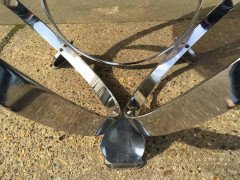 Knut Hesterberg (style of). A heavy gage modernist 1970s chrome. - Thumbnail 9