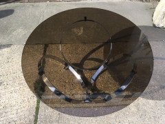 Knut Hesterberg (style of). A heavy gage modernist 1970s chrome. - Thumbnail 12