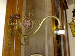 A Single Arts and Crafts Copper and Brass Wall Light - Thumbnail 3