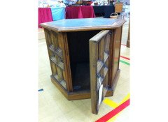 Heals of London. an Octagonal Games or Coffee Table with Slate Top Perfect for a Hot Cup - Thumbnail 3
