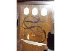 Leonard Wyburd for Liberty and Co. A fabulous Liberty and Co Arts and Crafts oak sideboard - Thumbnail 4