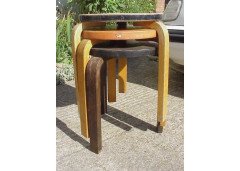 Finmar. A set of three Aalto Alvo stools - Thumbnail 1