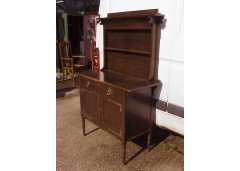 Liberty and Co (attributed). a Good Quality Oak Moorish Dresser - Thumbnail 2