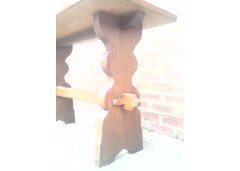 Robert Gnomeman Whittiker. An Arts and Crafts oak table - Thumbnail 4