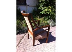 A 1950's Oak Armchair - Thumbnail 4