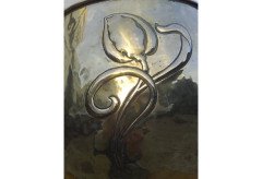 Arthur Dixon for Birmingham Guild of Handicraft. An Arts and Crafts brass jardinere - Thumbnail 5