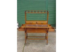Liberty and Co. A rare Liberty and Co Moorish/Anglo Japanese desk - Thumbnail 1