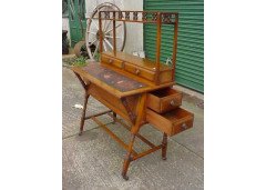 Liberty and Co. A rare Liberty and Co Moorish/Anglo Japanese desk - Thumbnail 2