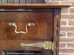 A Good Quality Arts and Crafts Small Oak Sideboard/dresser - Thumbnail 7