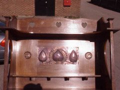 G M Ellwood for Bath Cabinet Makers. An Arts and Crafts oak sideboard - Thumbnail 3