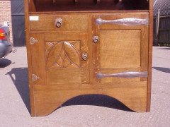 G M Ellwood for Bath Cabinet Makers. An Arts and Crafts oak sideboard - Thumbnail 10