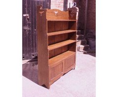 Liberty and Co. A oak Bookcase with a pair of cupboards - Thumbnail 2