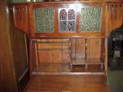 An Arts & Crafts Walnut Fall Front Bureau - Thumbnail 1