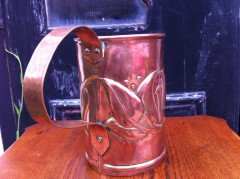 Birmingham Guild of Handicraft. A top quality Irish School Arts and Crafts copper cup - Thumbnail 2
