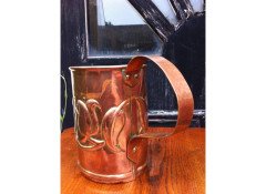 Birmingham Guild of Handicraft. A top quality Irish School Arts and Crafts copper cup - Thumbnail 7