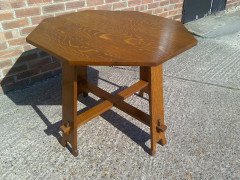 Leonard Wyburd for Liberty and Co. A Liberty and Co Octagonal centre table - Thumbnail 1