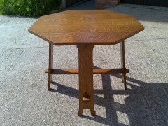 Leonard Wyburd for Liberty and Co. A Liberty and Co Octagonal centre table - Thumbnail 3