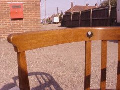 An Arts and Crafts oak tub chair - Thumbnail 6