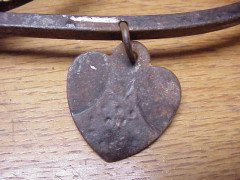 Goberg, Dutch Iron craft workshops. A single five branch hand formed iron candelabra. - Thumbnail 3