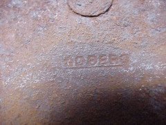 Goberg, Dutch Iron craft workshops. A single five branch hand formed iron candelabra. - Thumbnail 4