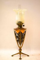 Rare Arts & Crafts Oil Lamp by WAS Benson - Thumbnail 1