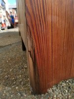 A W N Pugin. Gothic Revival Four Door Pitch Pine Wardrobe with Linenfold Panels - Thumbnail 20