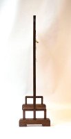 E. W. Godwin. an Anglo- Japanese Mahogany Fire Screen with Original Silk Country Scene - Thumbnail 5