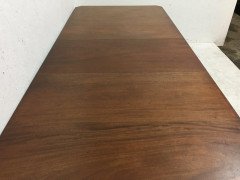 Arthur Simpson Attr an English Arts & Crafts Walnut Slide Extending Dining Table - Thumbnail 2