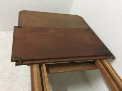Arthur Simpson Attr an English Arts & Crafts Walnut Slide Extending Dining Table - Thumbnail 10