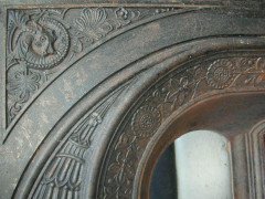 Aesthetic Movement Fireplace with Stylised Dragons & Repeating Sun Flowers - Thumbnail 3