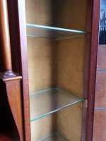 Liberty & Co., A Mahogany Display Cabinet with Floral Mother of Pearl Decoration - Thumbnail 11