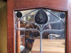 Liberty & Co., A Mahogany Display Cabinet with Floral Mother of Pearl Decoration - Thumbnail 12