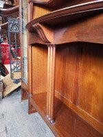 Liberty & Co., A Mahogany Display Cabinet with Floral Mother of Pearl Decoration - Thumbnail 14