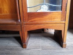 Liberty & Co., A Mahogany Display Cabinet with Floral Mother of Pearl Decoration - Thumbnail 17