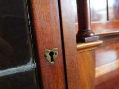 Liberty & Co., A Mahogany Display Cabinet with Floral Mother of Pearl Decoration - Thumbnail 19