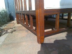 Aesthetic Movement Anglo-Japanese Mahogany Armchair with Lattice Work Details - Thumbnail 11