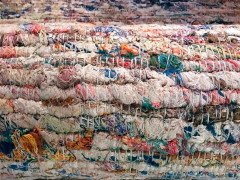 Extremely Rare Rag Rug Formerly Owned by the British Actress Jean Simmons - Thumbnail 4