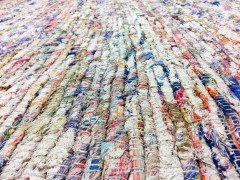 Extremely Rare Rag Rug Formerly Owned by the British Actress Jean Simmons - Thumbnail 5