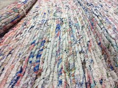 Extremely Rare Rag Rug Formerly Owned by the British Actress Jean Simmons - Thumbnail 6