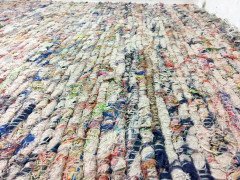 Extremely Rare Rag Rug Formerly Owned by the British Actress Jean Simmons - Thumbnail 7