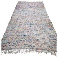 Extremely Rare Rag Rug Formerly Owned by the British Actress Jean Simmons - Thumbnail 10
