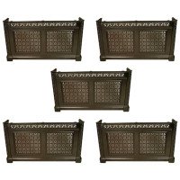 Four Cast Iron Consoles/Radiator Covers From the Royal Liverpool School of Music