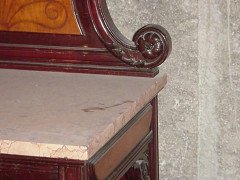 Art Nouveau Carved Walnut Inlaid & Glazed Salon Cabinet by Louis Majorelle - Thumbnail 7