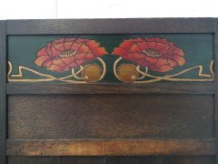 Liberty & Co. English Arts & Crafts 3 Fold-Screen with Stylized Floral Details - Thumbnail 3