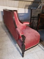 H W Batley Attri, Collinson & Lock. An Aesthetic Movement Rosewood Courting Sofa - Thumbnail 14
