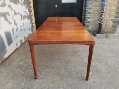 H. W. Klein, Bramin Scandinavian Extending Dining Table and Six Chairs with Carving - Thumbnail 6