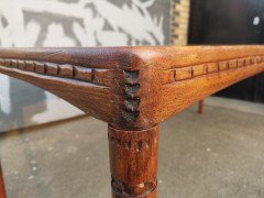 H. W. Klein, Bramin Scandinavian Extending Dining Table and Six Chairs with Carving - Thumbnail 8