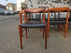 H. W. Klein, Bramin Scandinavian Extending Dining Table and Six Chairs with Carving - Thumbnail 11